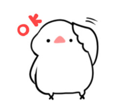 cute buncho life (english) sticker #7502236