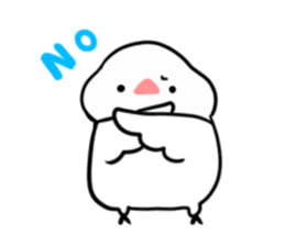 cute buncho life (english) sticker #7502237