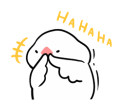 cute buncho life (english) sticker #7502241