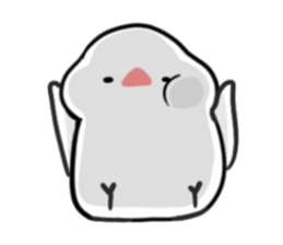 cute buncho life (english) sticker #7502242