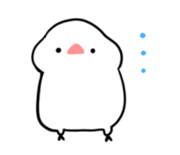 cute buncho life (english) sticker #7502251