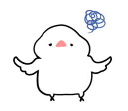 cute buncho life (english) sticker #7502257