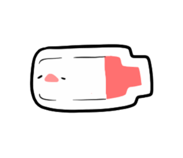 cute buncho life (english) sticker #7502267