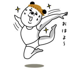 mashroom panda sticker #7502920