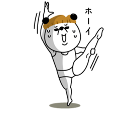 mashroom panda sticker #7502921