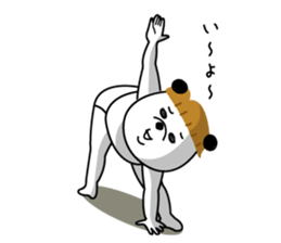 mashroom panda sticker #7502923