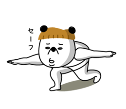 mashroom panda sticker #7502931