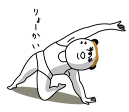 mashroom panda sticker #7502935