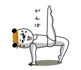 mashroom panda sticker #7502939