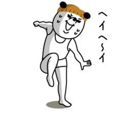 mashroom panda sticker #7502940