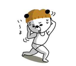 mashroom panda sticker #7502941