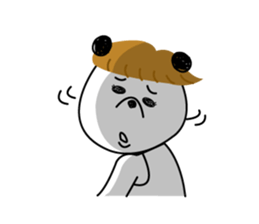 mashroom panda sticker #7502950