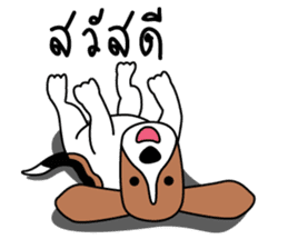 Cooper The Beagle Dog TH sticker #7503556
