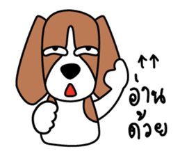 Cooper The Beagle Dog TH sticker #7503558