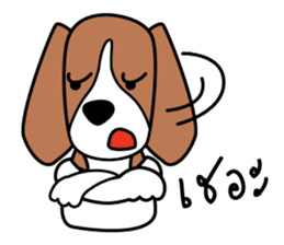Cooper The Beagle Dog TH sticker #7503560