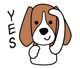 Cooper The Beagle Dog TH sticker #7503561