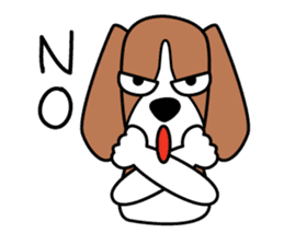 Cooper The Beagle Dog TH sticker #7503562