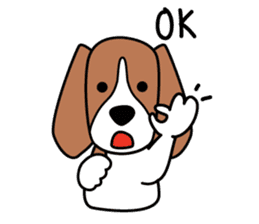 Cooper The Beagle Dog TH sticker #7503563