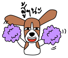 Cooper The Beagle Dog TH sticker #7503566