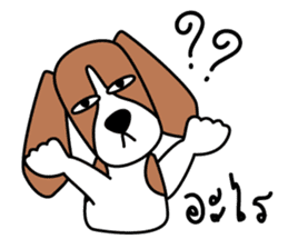 Cooper The Beagle Dog TH sticker #7503567