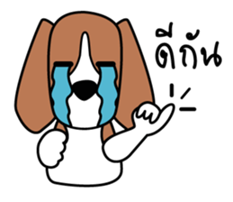 Cooper The Beagle Dog TH sticker #7503569