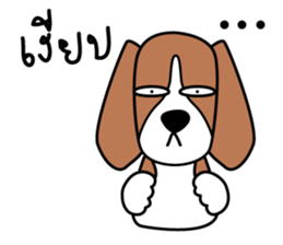 Cooper The Beagle Dog TH sticker #7503570