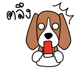 Cooper The Beagle Dog TH sticker #7503577