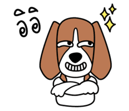 Cooper The Beagle Dog TH sticker #7503581