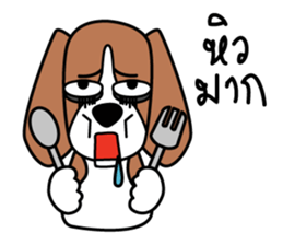 Cooper The Beagle Dog TH sticker #7503582