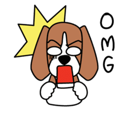 Cooper The Beagle Dog TH sticker #7503588