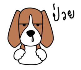 Cooper The Beagle Dog TH sticker #7503593