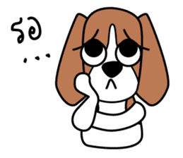 Cooper The Beagle Dog TH sticker #7503594