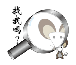 Cheap cat and Silly Dog sticker #7503960