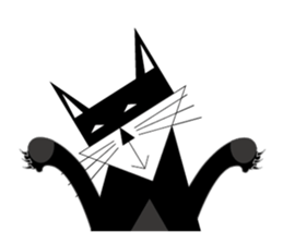 Cheap cat and Silly Dog sticker #7503976