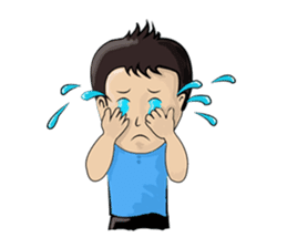 young boys and young girls sulky sticker #7504175