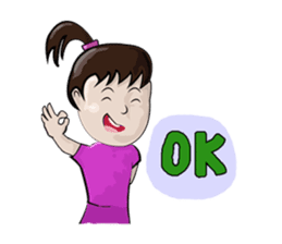 young boys and young girls sulky sticker #7504178