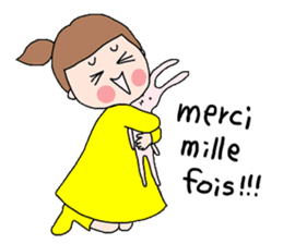 French Girl, Marguerite sticker #7504411