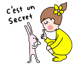 French Girl, Marguerite sticker #7504431