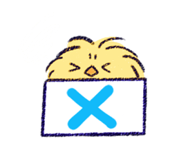 Howahowa chick and together sticker #7504458