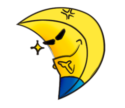 Moon moon sticker #7504976