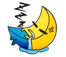 Moon moon sticker #7504985