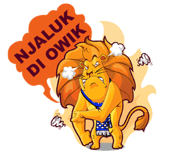 Boso Walikan Arek Malang sticker #7505576