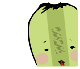 Love pursed lips Kappa 2 sticker #7505626