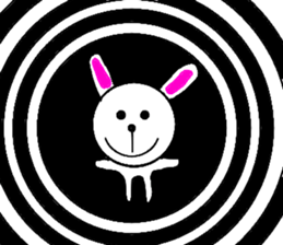 The world of a rabbit and the bear sticker #7505979