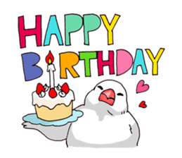 Birds live at their own pace .(event) sticker #7506276