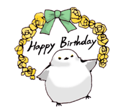 Birds live at their own pace .(event) sticker #7506277