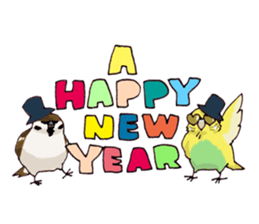 Birds live at their own pace .(event) sticker #7506280