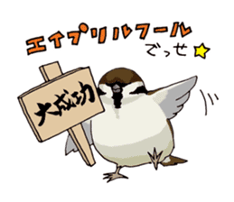 Birds live at their own pace .(event) sticker #7506288