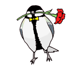 Birds live at their own pace .(event) sticker #7506290