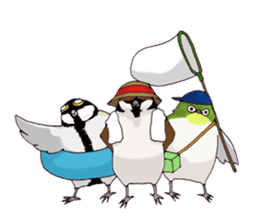 Birds live at their own pace .(event) sticker #7506294